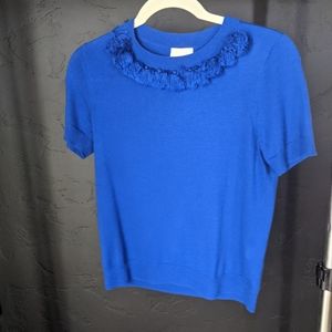 Kate Spade small royal blue sweater top